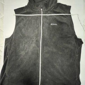 Men's 4X Gray Columbia Fleece Vest
